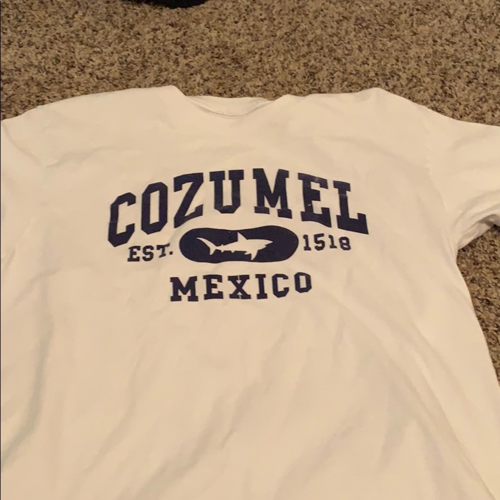 White Cozumel Mexico T-shirt